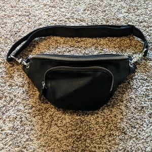 Faux leather fanny pack